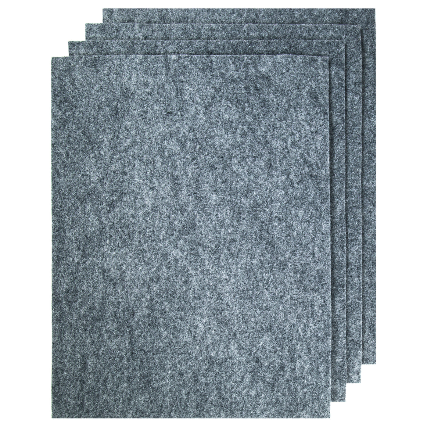 Acrylic Soft Felt Fabric Sheets Fiber Sheets White 39x39 Inch 2mm Thick 