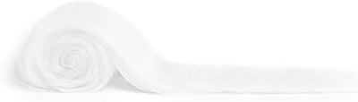 FabricLA Faux Fur Ribbon Trim Fabric - 1" Wide x 36" Long (3 FT) - Soft Christmas Fur Great for Crafting, Sewing, and Decorating - 4 Pieces - White - FabricLA.com