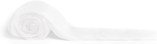 FabricLA Faux Fur Ribbon Trim Fabric - 4" Wide x 72" Long (6 FT) - Soft Christmas Fur Great for Crafting, Sewing, and Decorating - White - FabricLA.com