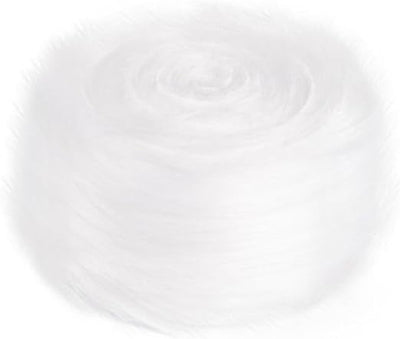 FabricLA Faux Fur Ribbon Trim Fabric - 3" Wide x 72" Long (6 FT) - Soft Christmas Fur Great for Crafting, Sewing, and Decorating - White - FabricLA.com