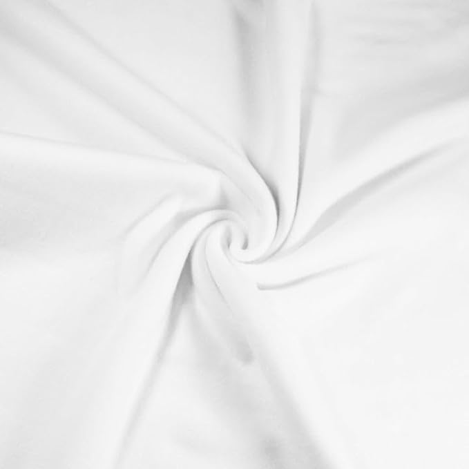 Anti Pill Polar Fleece Fabric | White - FabricLA.com