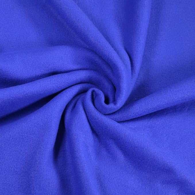 Anti Pill Polar Fleece Fabric | Royal Blue - FabricLA.com