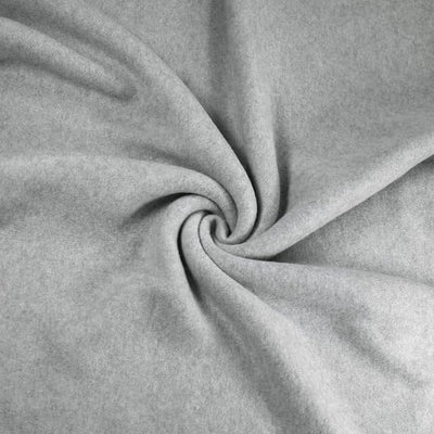 Anti Pill Polar Fleece Fabric | Heather Grey - FabricLA.com