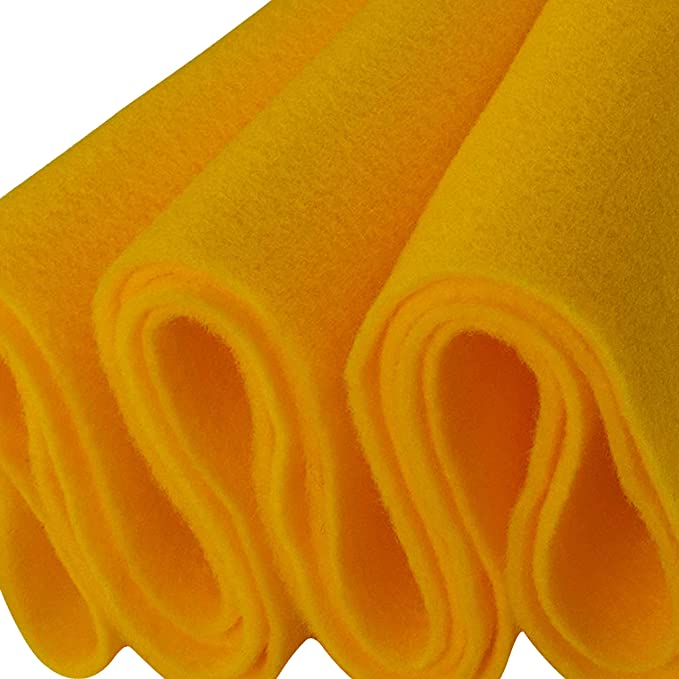 FabricLA Craft Felt Fabric - 36" X 36" Inch Wide & 1.6mm Thick Felt Fabric - Use This Soft Felt for Crafts - Felt Material Pack - FabricLA.com