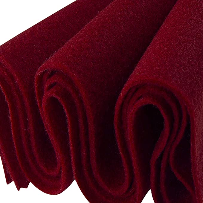 FabricLA Craft Felt Fabric - 36" X 36" Inch Wide & 1.6mm Thick Felt Fabric - Use This Soft Felt for Crafts - Felt Material Pack - FabricLA.com