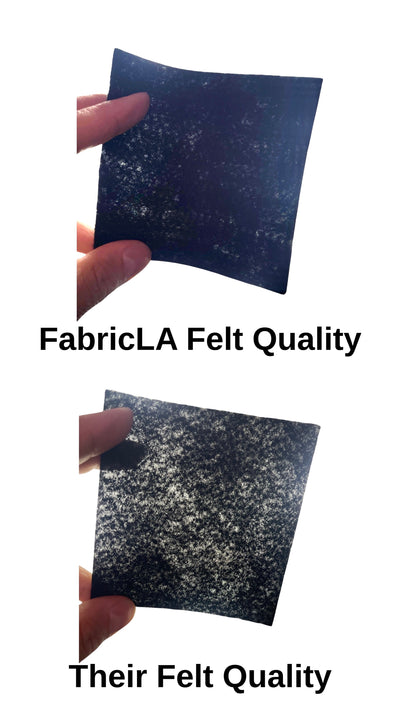 Acrylic Felt Crafting Fabric | Platinium Grey - FabricLA.com