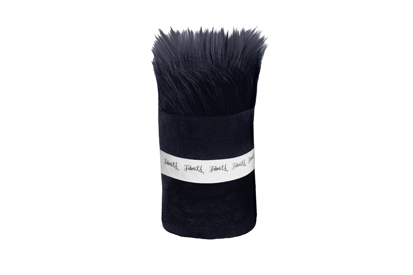 FabricLA Mohair Shaggy Faux Fur Fabric - Pre Cut Strips | Trim Ribbon | DIY Craft, Hobby, Costume, Decoration- Dark Navy Blue - FabricLA.com