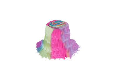 FabricLA Mohair Shaggy Faux Fur Fabric - Pre Cut Strips | Trim Ribbon | DIY Craft, Hobby, Costume, Decoration - Pastel Patch - FabricLA.com