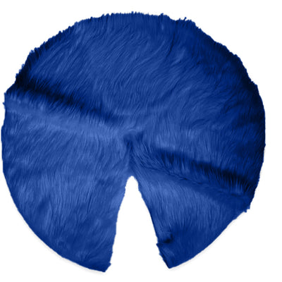 Faux Fur Christmas Tree Skirt for Holiday Decorations 60 inch (152cm).
