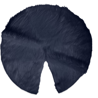 Faux Fur Christmas Tree Skirt for Holiday Decorations 40 inch (101cm)