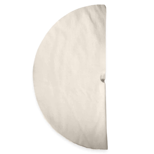 Faux Fur Christmas Tree Skirt for Holiday Decorations 60 inch (152cm).