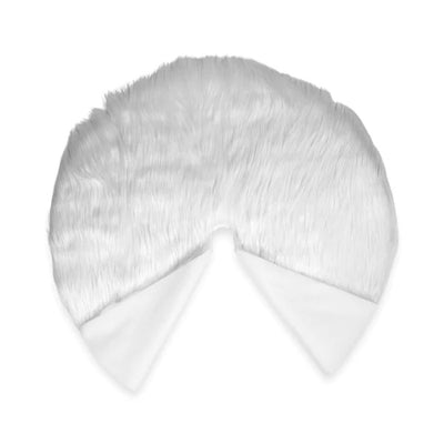 Faux Fur Christmas Tree Skirt for Holiday Decorations 40 inch (101cm)
