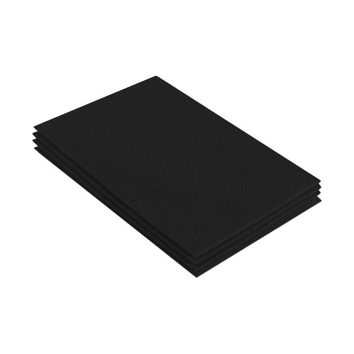 Acrylic Felt 9"X12" Sheet Packs | Black
