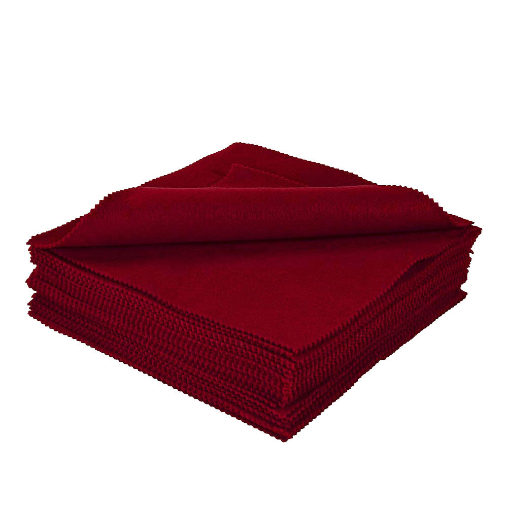 Acrylic Felt Craft Sheet Packs | Dark Red - FabricLA.com