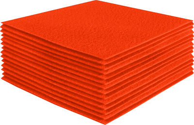 Acrylic Felt Craft Sheet Packs | Neon Orange A22 - FabricLA.com
