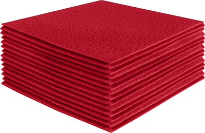 Acrylic Felt Craft Sheet Packs | Red - FabricLA.com