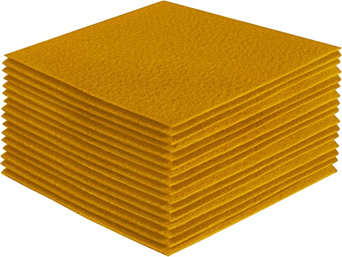 Acrylic Felt Craft Sheet Packs | Antique Gold - FabricLA.com