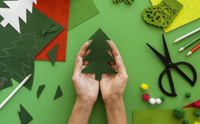 Acrylic Felt 9"X12" Sheet Packs | Gold - FabricLA.com