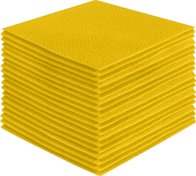 Acrylic Felt Craft Sheet Packs | Yellow A4 - FabricLA.com