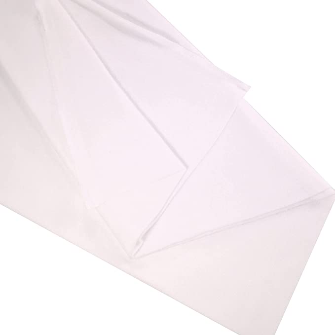 FabricLA | Sweatshirt Fleece | 60" Wide | Poly Cotton Blend | White - FabricLA.com