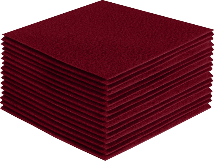 Acrylic Felt Craft Sheet Packs | Dark Red A25 - FabricLA.com