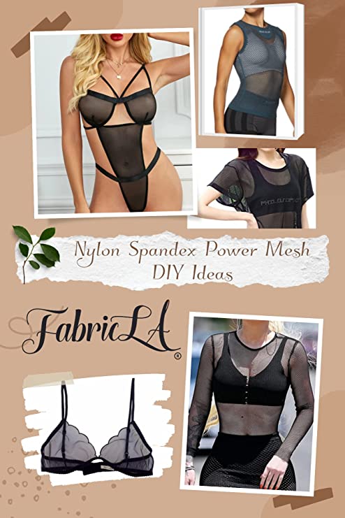 FabricLA Nylon Spandex Performance Power Mesh Fabric | Pink - FabricLA.com