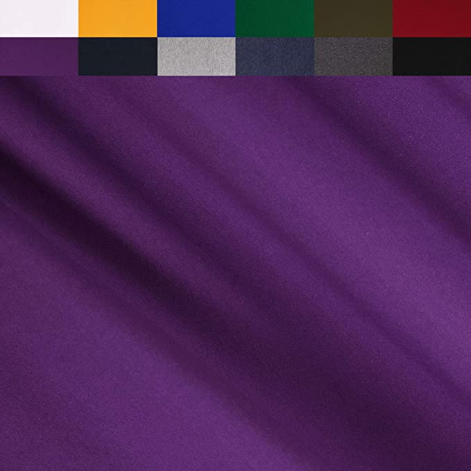 Turkish Cotton Spandex Jersey Fabric | 12oz | Purple - FabricLA.com
