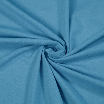 FabricLA 12oz Cotton Spandex Jersey Knit Fabric | Aqua - FabricLA.com