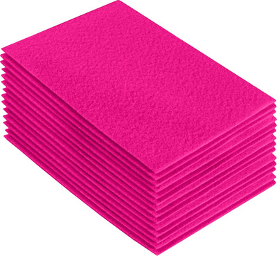 Acrylic Felt Craft Sheet Packs | Neon Pink A007 - FabricLA.com