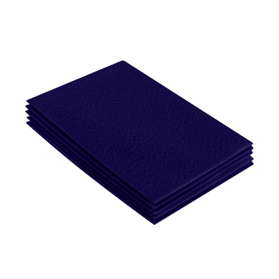 Acrylic Felt 9"X12" Sheet Packs | Navy Blue - FabricLA.com