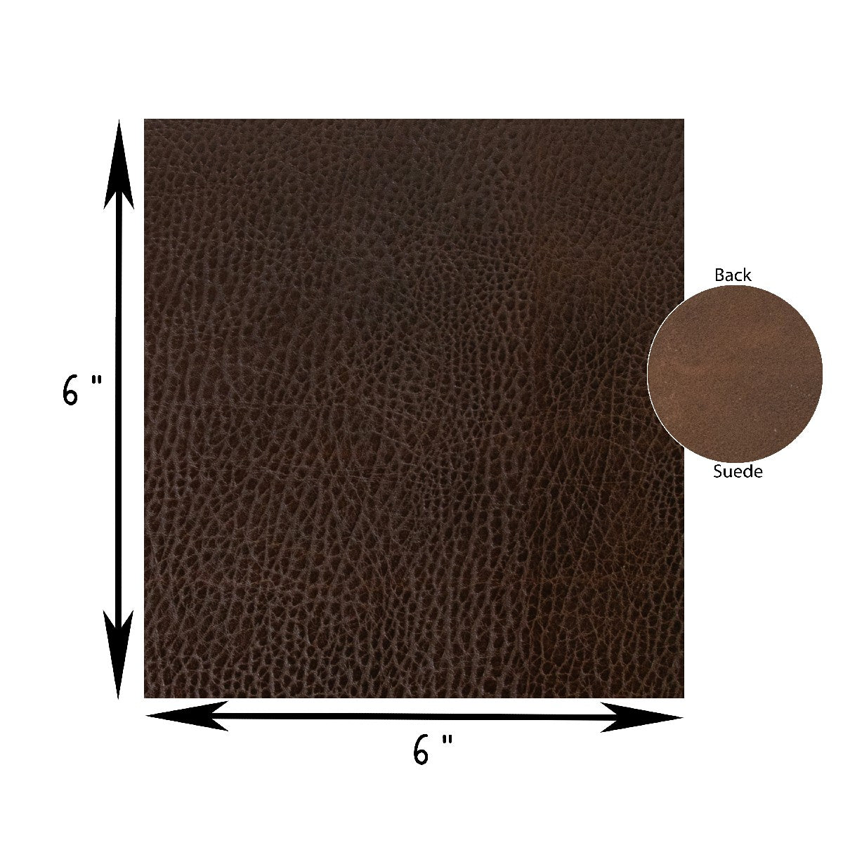 Genuine Leather Tooling & Crafting Sheets | Full Grain Cowhide (3.20mm) | Arizona Brown - FabricLA.com