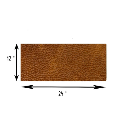 Genuine Leather Tooling and Crafting Sheets | Heavy Duty Full Grain Cowhide (3.00mm) | Arizona Cognac - FabricLA.com