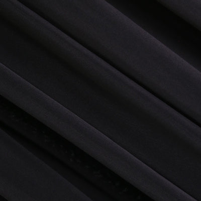 ITY Polyester Spandex Fabric | Black - FabricLA.com