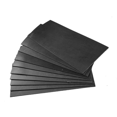 Genuine Leather Cuts - 2.8mm - Black - FabricLA.com
