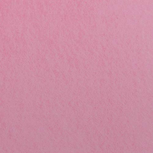 FabricLA | Acrylic Felt Craft Fabric by the Yard | 72" Inch Wide | 1.6mm Thick | Sewing, Cushion, Padding, and DIY, Arts & Crafts | Baby Pink | FabricLA.com