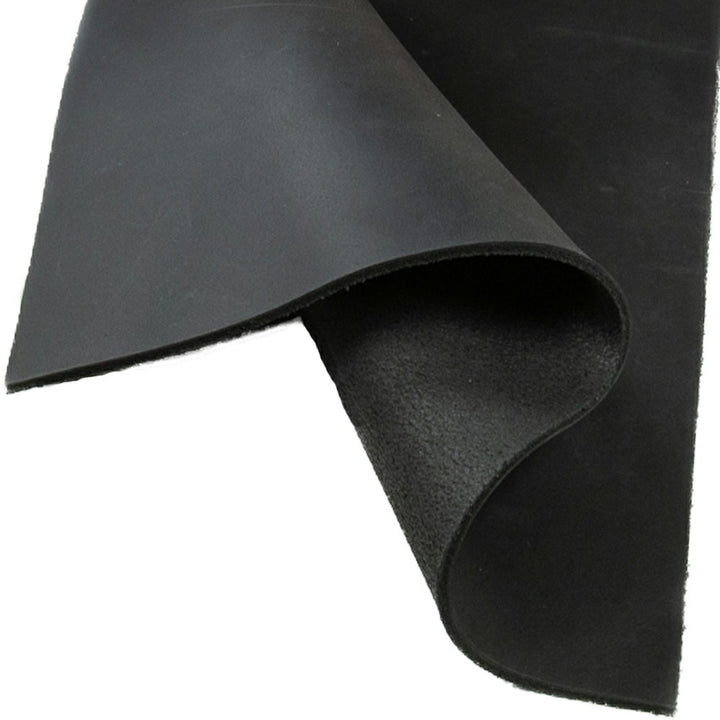 Tooling Leather Rectangles | Crafting Heavy Weight Full Grain Cowhide (2.8-3.00mm)  | Crazy Black - FabricLA.com
