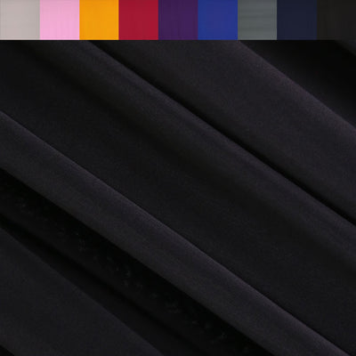 ITY Polyester Spandex Fabric | Black | Shop FabricLA.com