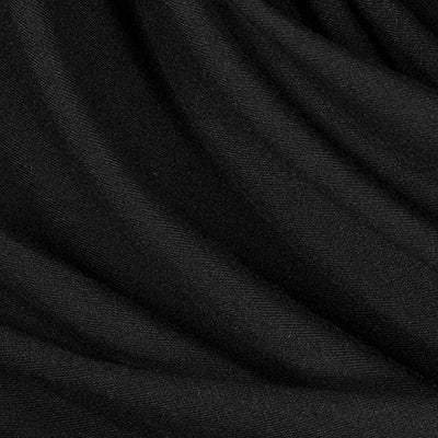FabricLA Rayon Jersey Spandex - 4 Way Stretch Fabric Rayon Spandex| 240GSM 60 inches Wide | Black - FabricLA.com