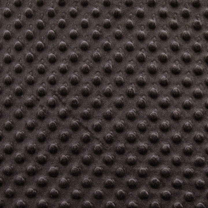 Minky Dimple Dot Fabric - Brown - FabricLA.com