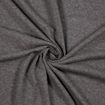 10oz Cotton Spandex Jersey Fabric | Charcoal | Shop FabricLA.com