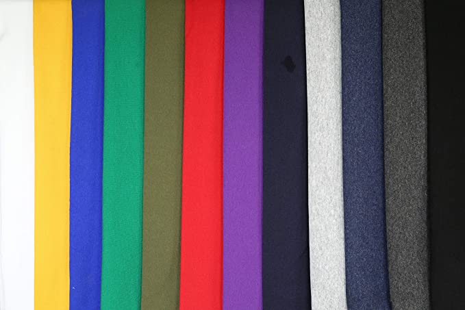 FabricLA 10oz Turkish Cotton Spandex Jersey Knit Fabric 190 GSM | Kelly Green - FabricLA.com