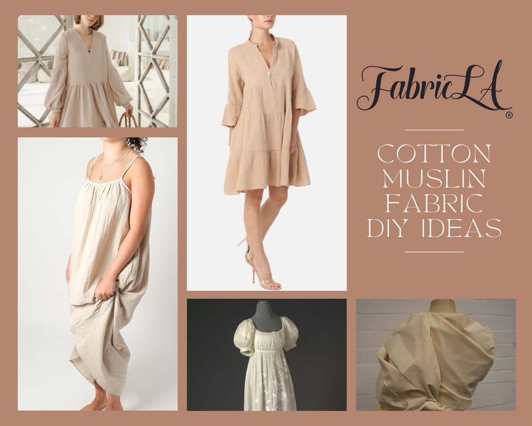 100% Cotton Wide Unbleached Muslin Cloth Fabric - FabricLA.com
