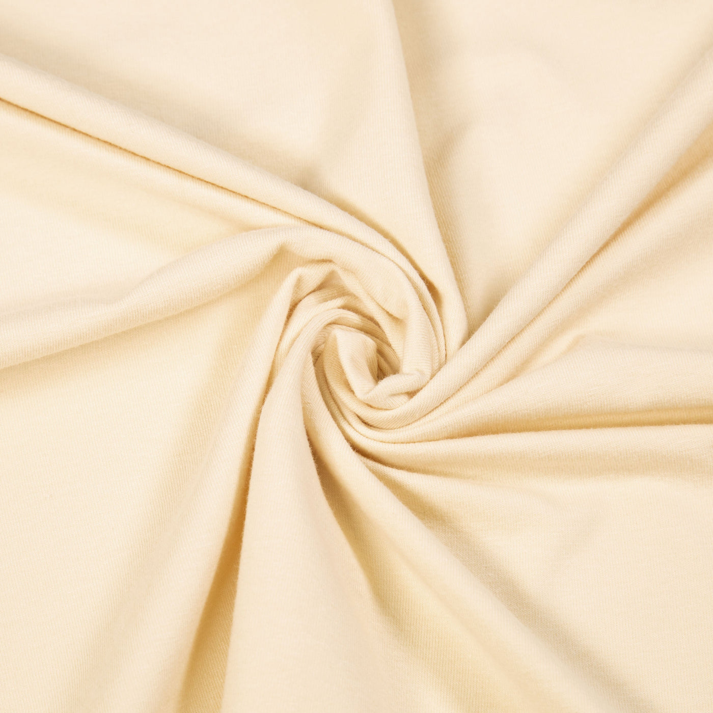 10oz Cotton Spandex Jersey Fabric | Cream | Shop FabricLA.com