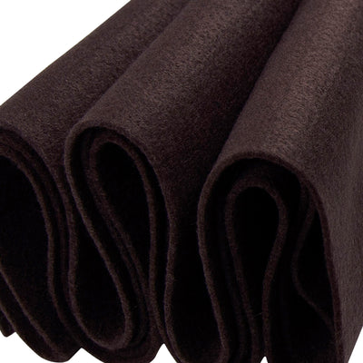 FabricLA | Acrylic Felt Craft Fabric by the Yard | 72" Inch Wide | 1.6mm Thick | Sewing, Cushion, Padding, and DIY, Arts & Crafts | Brown | FabricLA.com