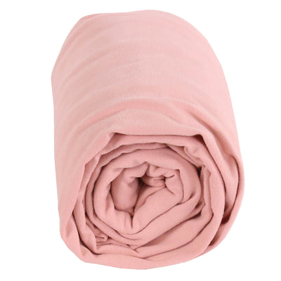 FabricLA | DTY Double Brushed Polyester Spandex Knit Fabric | Sold by the Yard | Shorts, pants, sleeveless blouses, T-shirts | Dusty Rose - FabricLA.com