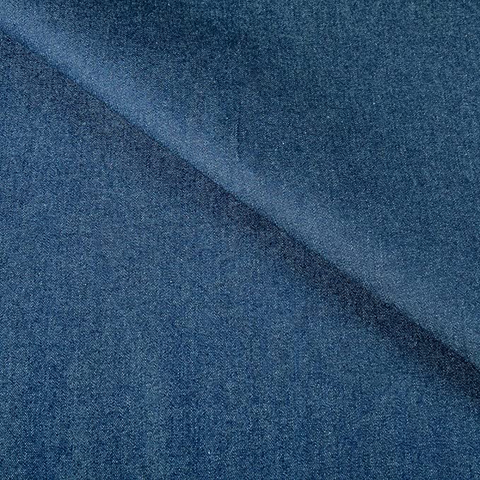FabricLA Cotton Denim Fabric - 8 oz, 50” Inch Wide by The Yard | Denim Blue - FabricLA.com