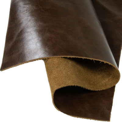 Genuine Leather Tooling and Crafting Sheets | Heavy Duty Full Grain Cowhide (1.0-1.2mm) | Denver Brown - FabricLA.com