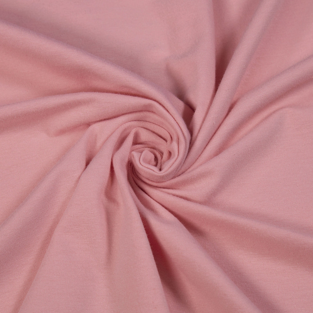 10oz Cotton Spandex Jersey Fabric | Dusty Pink | Shop FabricLA.com