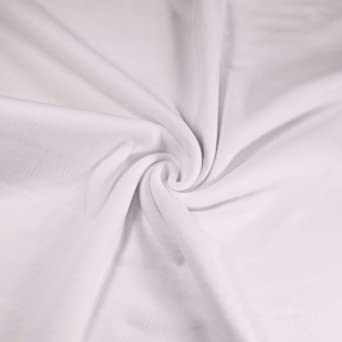 FabricLA | Sweatshirt Fleece | 60" Wide | Poly Cotton Blend | White - FabricLA.com