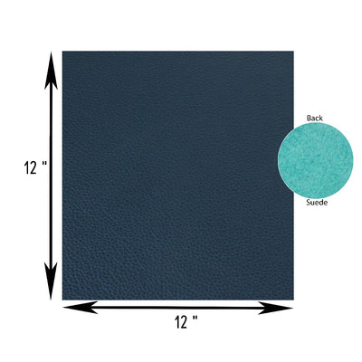 Genuine Leather Tooling and Crafting Sheets | Heavy Duty Full Grain Cowhide (2mm) | Flotter Navy - FabricLA.com